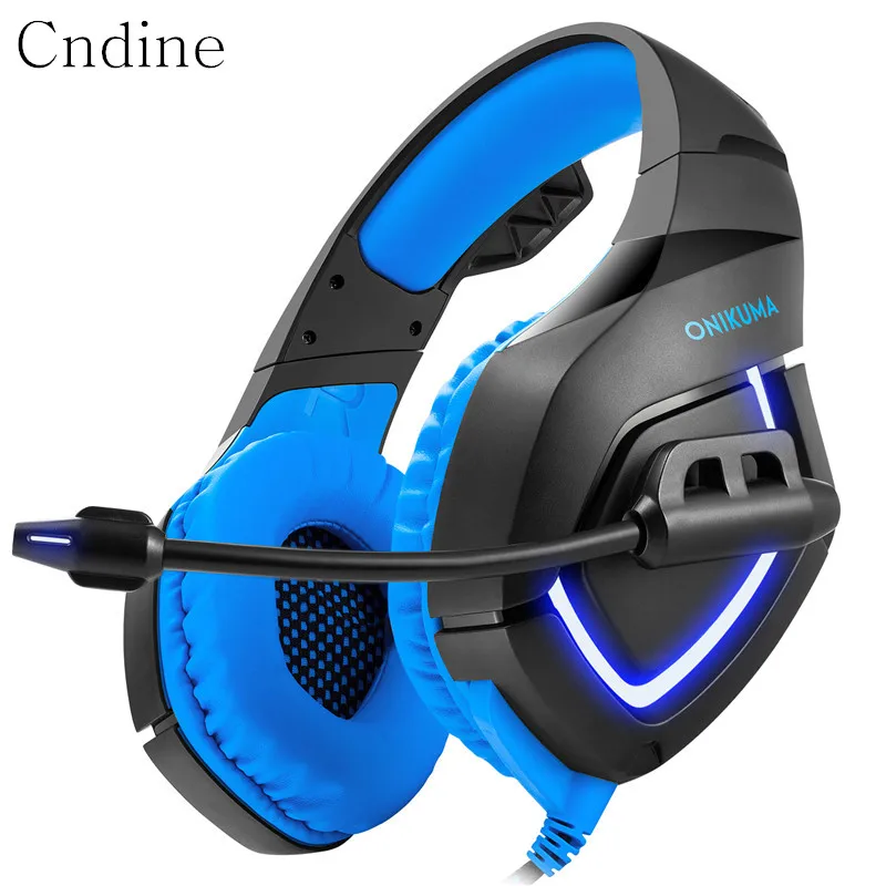 PC Gaming Headset для PS4 xbox один 3 5 мм стерео USB светодиодный наушники с всенаправленный