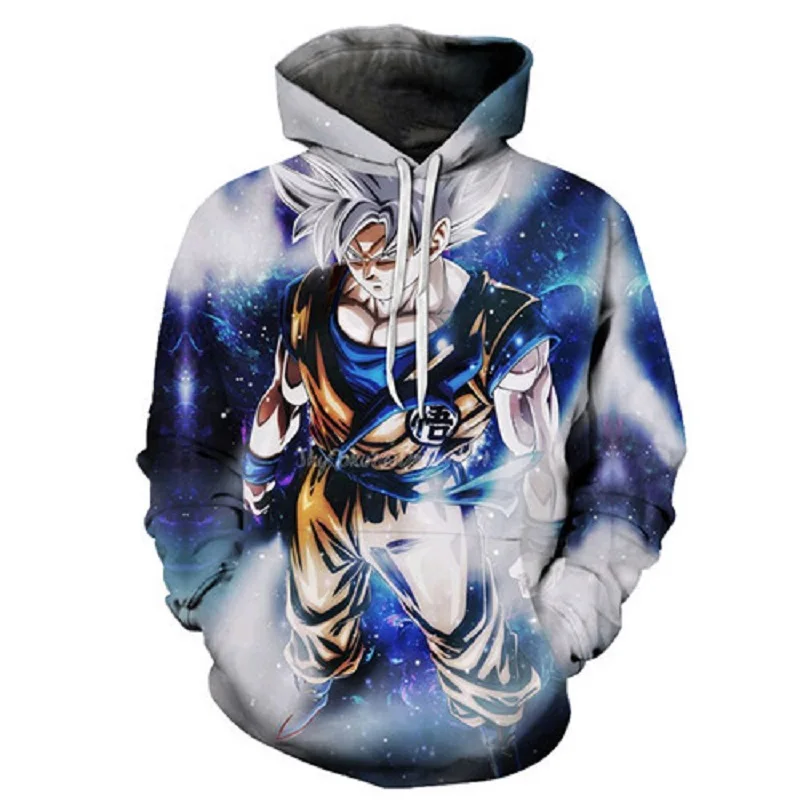 Anime font b Dragon b font font b Ball b font Z Pocket Hooded Sweatshirts Goku