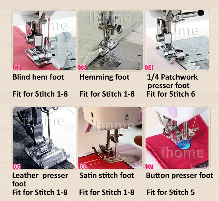 11 шт. прижимные лапки для швейных машин|foot presser|presser footpresser foot sewing |