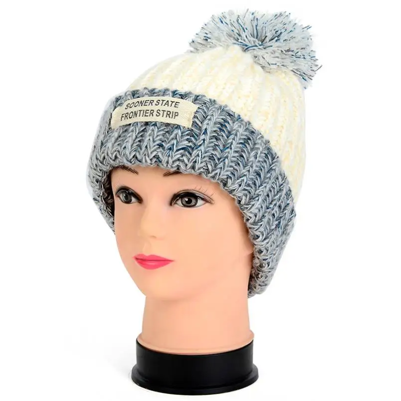 

SP 19 Fairy Store 2016 Hot Selling   Trendy-Chic-Men-Knitting-Slouchy--Baggy-Winter-Hat-Oversize-Unisex Hat GY