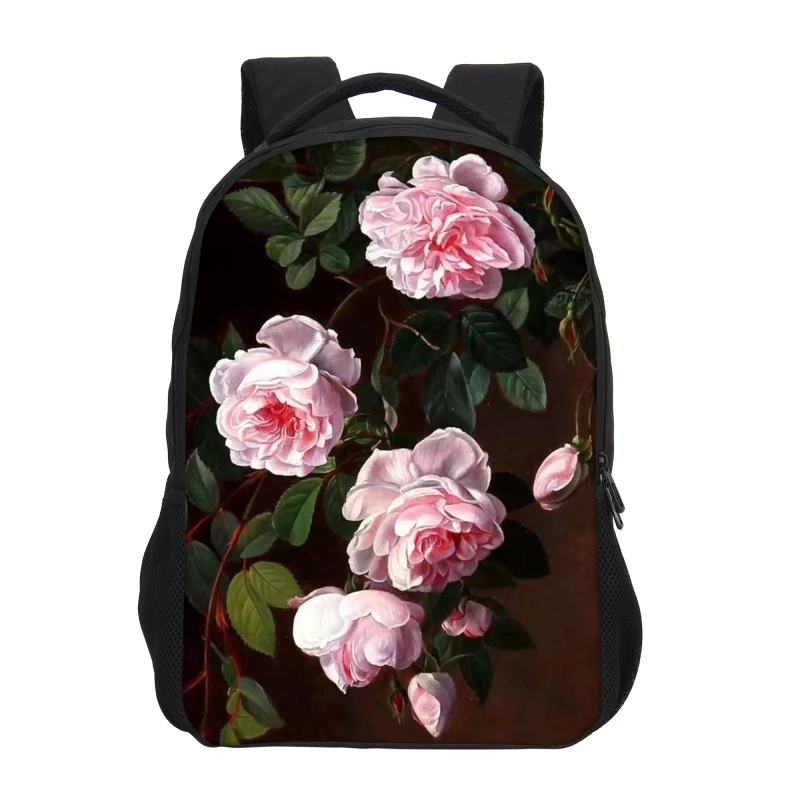 VEEVANV новая дизайнерская симпатичная Роза детские рюкзаки для девочек с цветочным принтом рюкзак детские школьные сумки на плечо модная Mochila - Цвет: 17