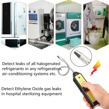 

Refrigerant Leak Detector HVAC Checker for Halogen R134a R410a R22a Air Condition --M25
