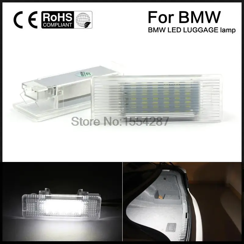 

2x Luggage Trunk Light Interior LED No Error direct fit for BMW 5-series E39 E60 F10 M5 E61 F11 GT 12V