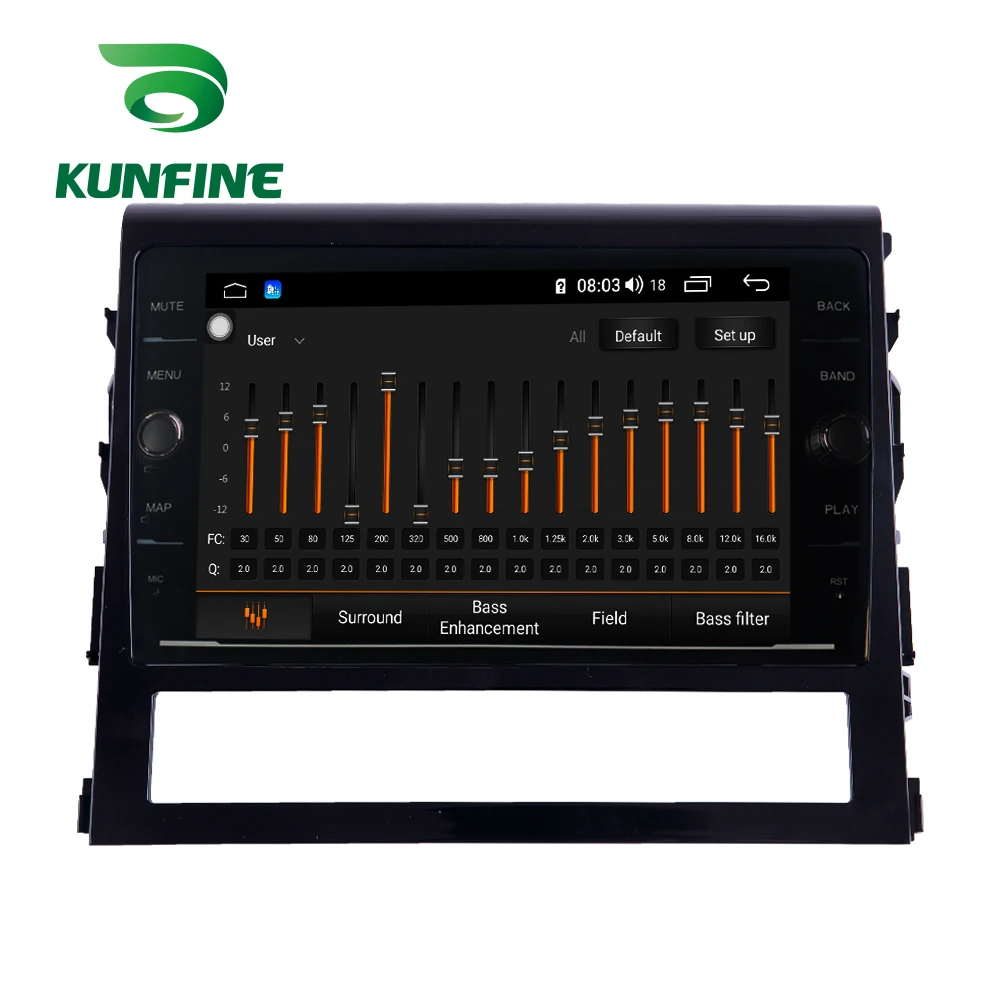 Sale Octa Core 4GB RAM 64GB ROM Android 8.1 Car DVD GPS Player Deckless Car Stereo For Toyota LAND CRUISER 2016-17 Radio Headunit 1