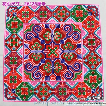 

high quality Chinese vintage style embroidery patch Yunnan roses/peony /bird/ Phoenix path embroidery applique for clothing bag