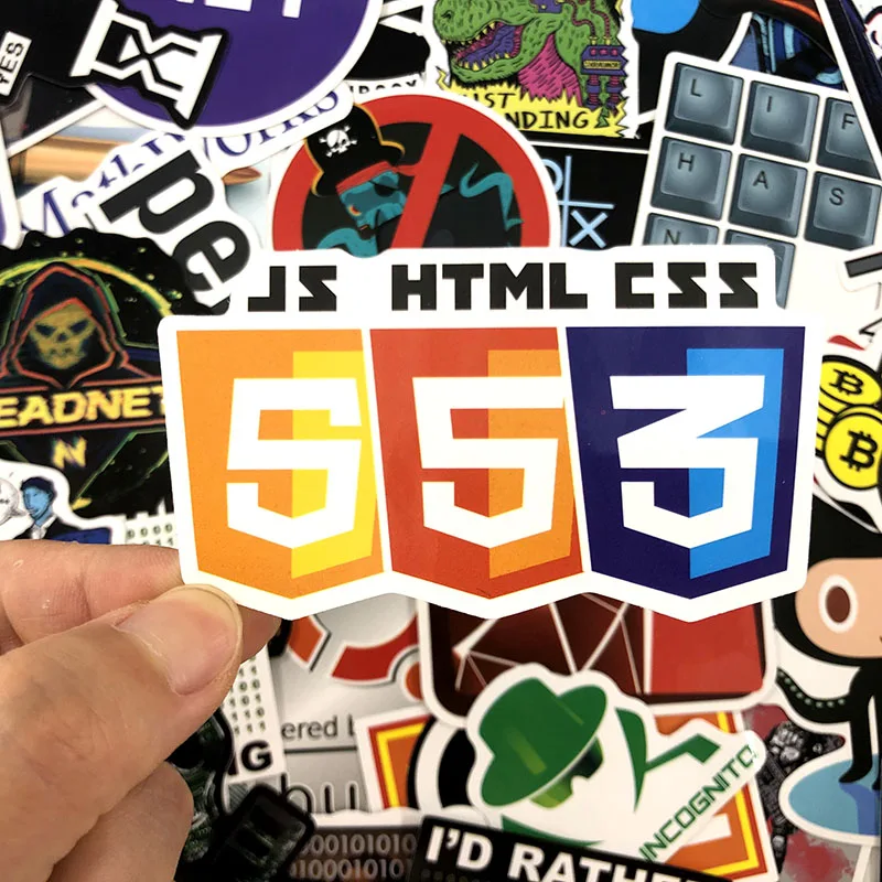 72 шт./упак. программатор граффити наклейки хакер Программирование Java для багажа