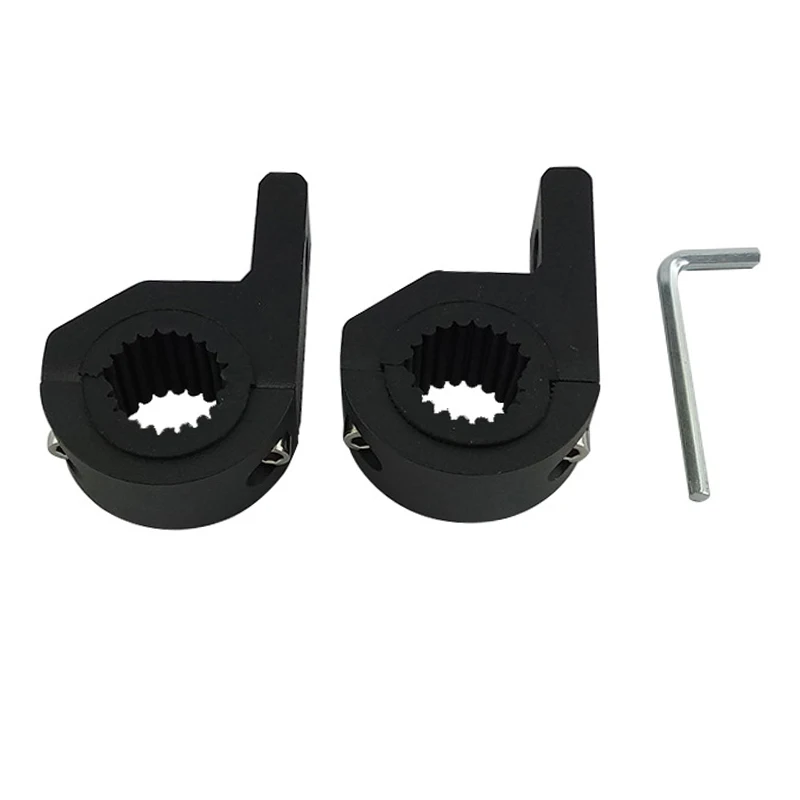 

1.25 inch 30mm LED Work Light Bullbar Mounting Bracket Clamp rifle scope qd picatinny rail mount ring Aluminum alloy(black)