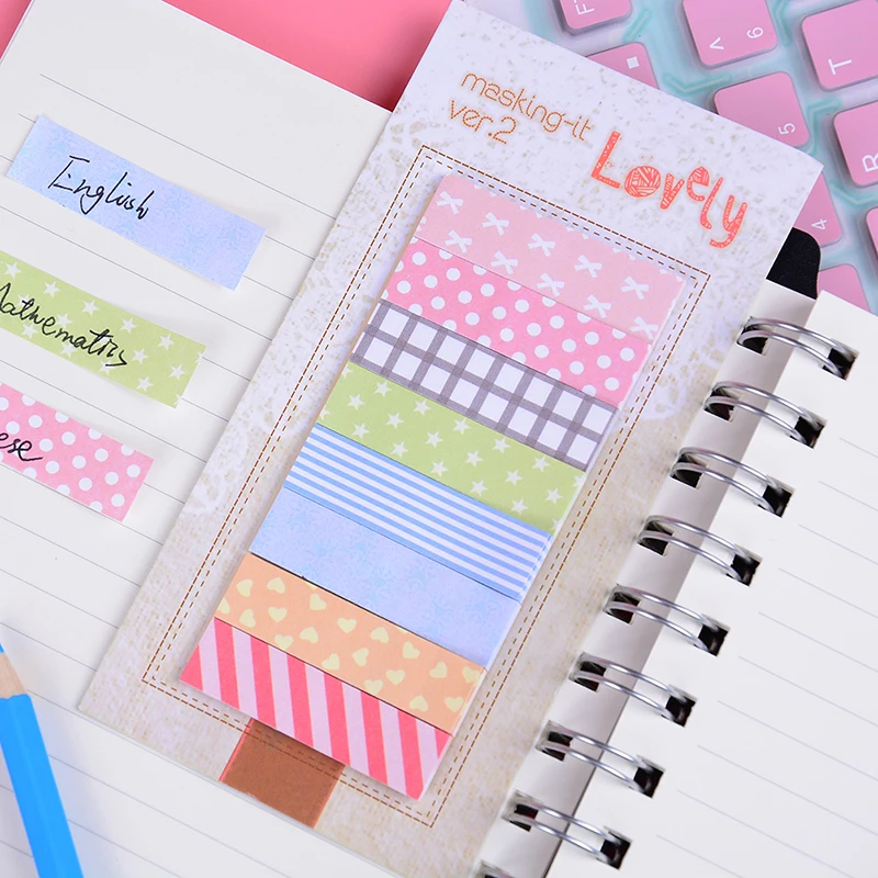 

160 Pages Cute Sticker Bookmark Marker Flags Sticky Notes Gift