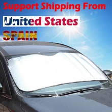 Рефлектор-абажур для лобового стекла автомобиля, защита от ультрафиолета