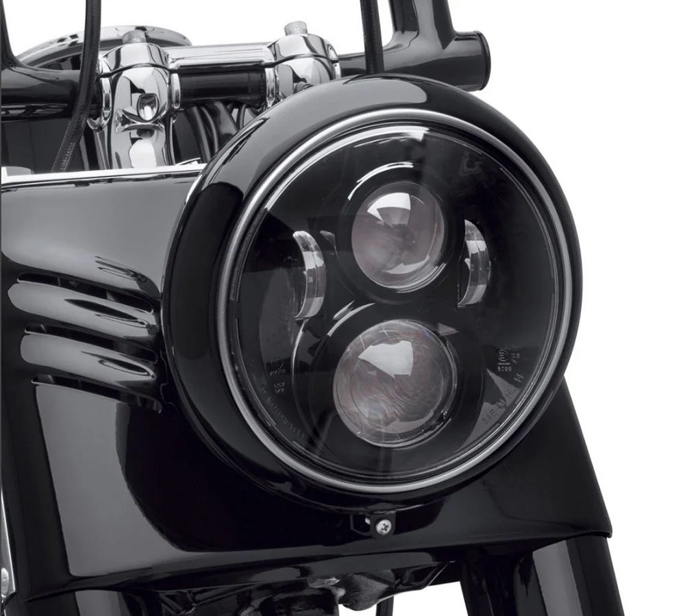 New 7 Inch Motorcycle Projector Daymaker HiLo LED Light Bulb Headlight For Harley Davison (21)