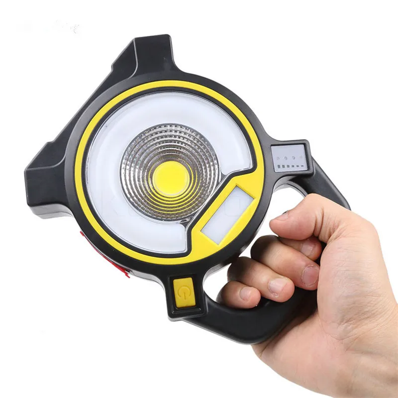 

Practical Portable COB LED Flashlight 4 modes 5W Working Light USB Rechargeable Hanging Camping Hiking Torch Flashlight Lantern