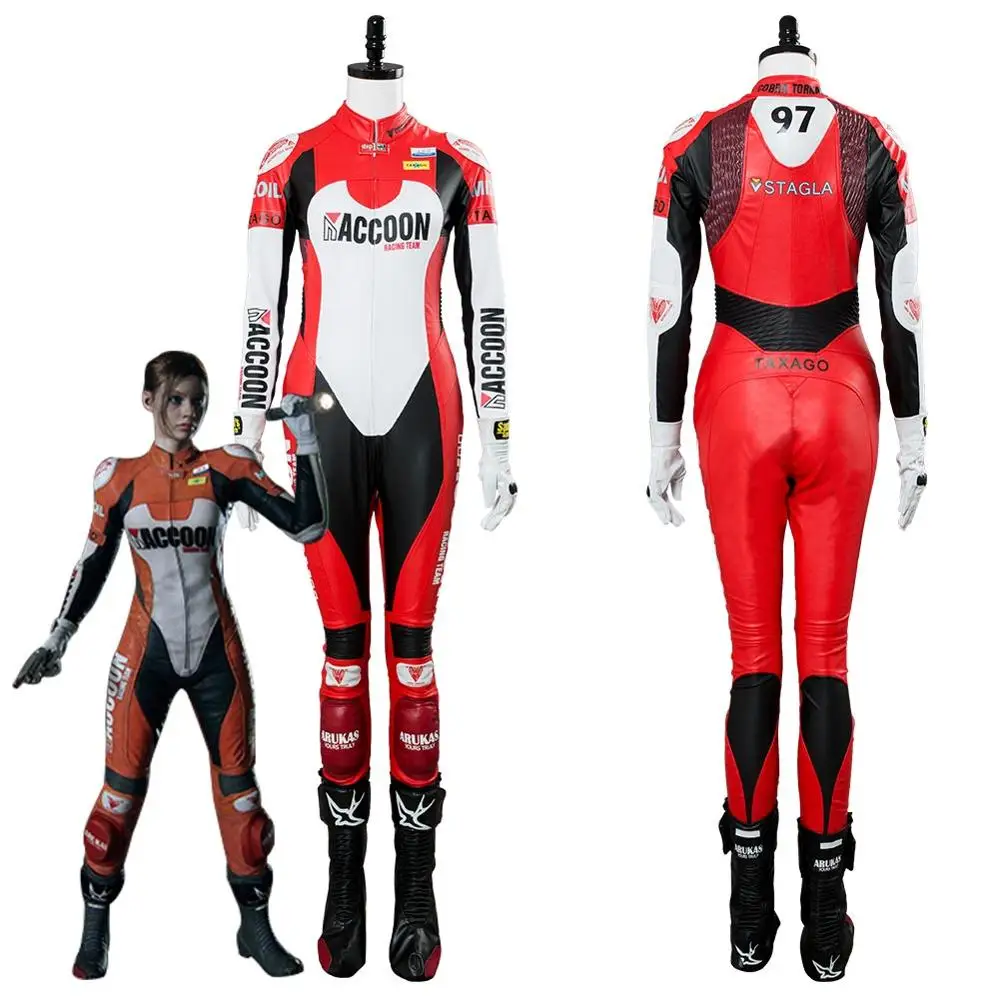 ビデオゲームコスプレリメイククレアレッドフィールドコスプレ衣装エルザウォーカージャンプスーツハロウィーンカーニバルの衣装 Game Costumes Aliexpress