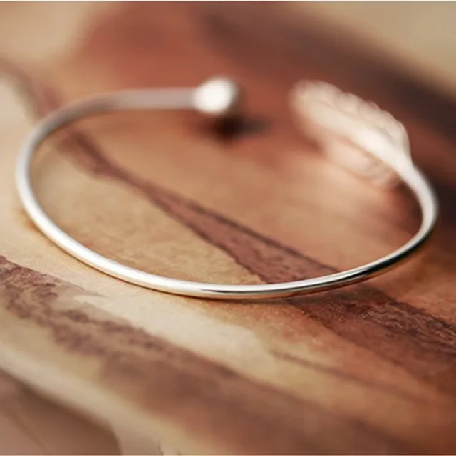 Nowe mody 925 Sterling Silver biżuteria wysokiej jakości kobiet proste pióro mała piłka otwarte bransoletki i Bangles tanie tanio FYLA MODE NONE Osoba trzecia oceny Mankiet bransoletki Unisex 6 50CM for ref TRENDY Brak Rocznica Grzywny Feather Small Ball Open Bracelets Nowe mody 925 Sterling Silver biżuteria wysokiej jakości kobiet proste pióro mała piłka otwarte bransoletki i Bangles tanie tanio FYLA MODE NONE Osoba trzecia oceny Mankiet bransoletki Unisex 6 50CM for ref TRENDY Brak Rocznica Grzywny Feather Small Ball Open Bracelets