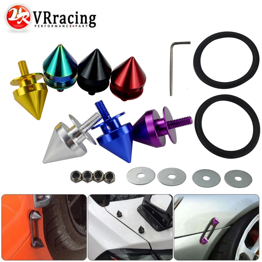 

VR RACING - New Car Aluminum Quick Release Fasteners For Front Bumpers Rear Bumpers Surrounds Reinforcement Ring taper/ VR-QRF92