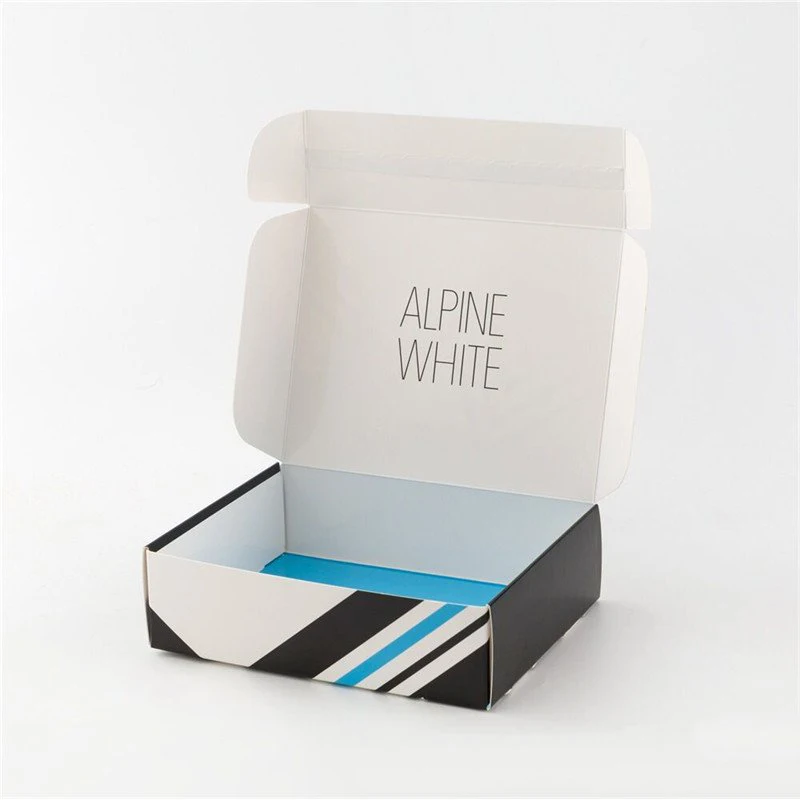 

500PCS/lot Custom Colorful Printed Cardboard shipping mailer boxes Foldable Removable Packaging Clothes Sunglasses Boxes