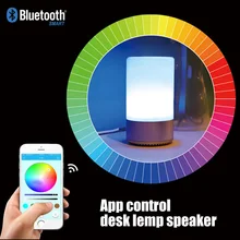 Touch Сенсор + Приложение Управление интеллектуальные красочные ночник Bluetooth 4.2 Динамик TF карты MP3-плееры будильник Функция лампа