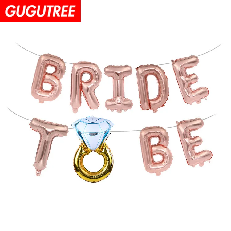 

GUGUTREE PARTY 16inch miss to mrs bride to be foil ballon wedding event christmas halloween festival birthday party HY-149