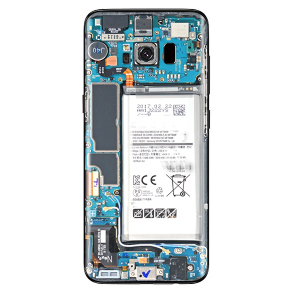 

Useful Phone Back Sticker Fashion Scratch Proof Cool PVC Simulation Repair Protective Self Adhesive Waterproof For Samsung S8 S9