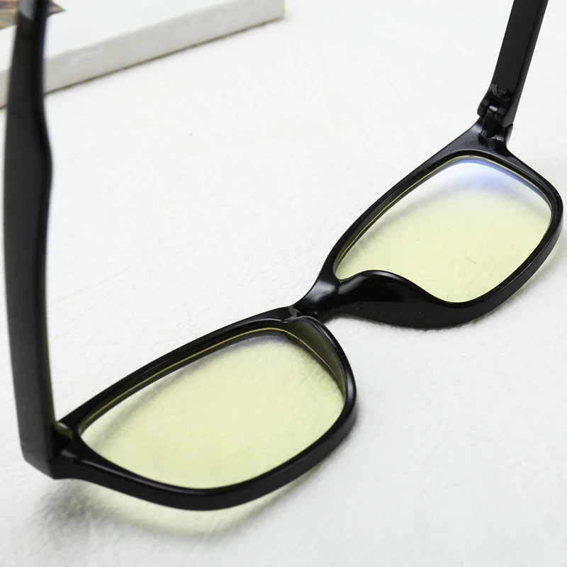 Готовые очки для близорукости, мужские короткие очки для коррекции зрения, черная прозрачная оправа, женские очки для близорукости, полная оправа, очки