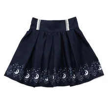 2016 Summer Cute Female Women Skirts Anime Sailor Moon 20th Anniversary Skirt Cat Lolita Kawaii Sweet Skirts Preppy Style Cos SK