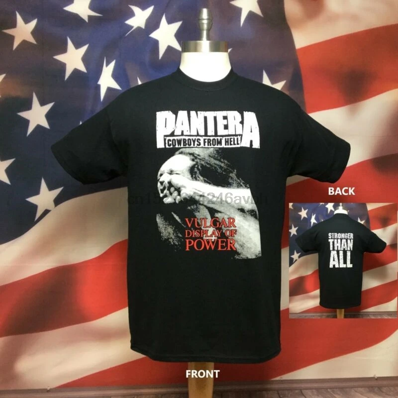 

PANTERA T-Shirt Vulgar Display Of Power Brand New Authentic Rock Metal T-Shirt