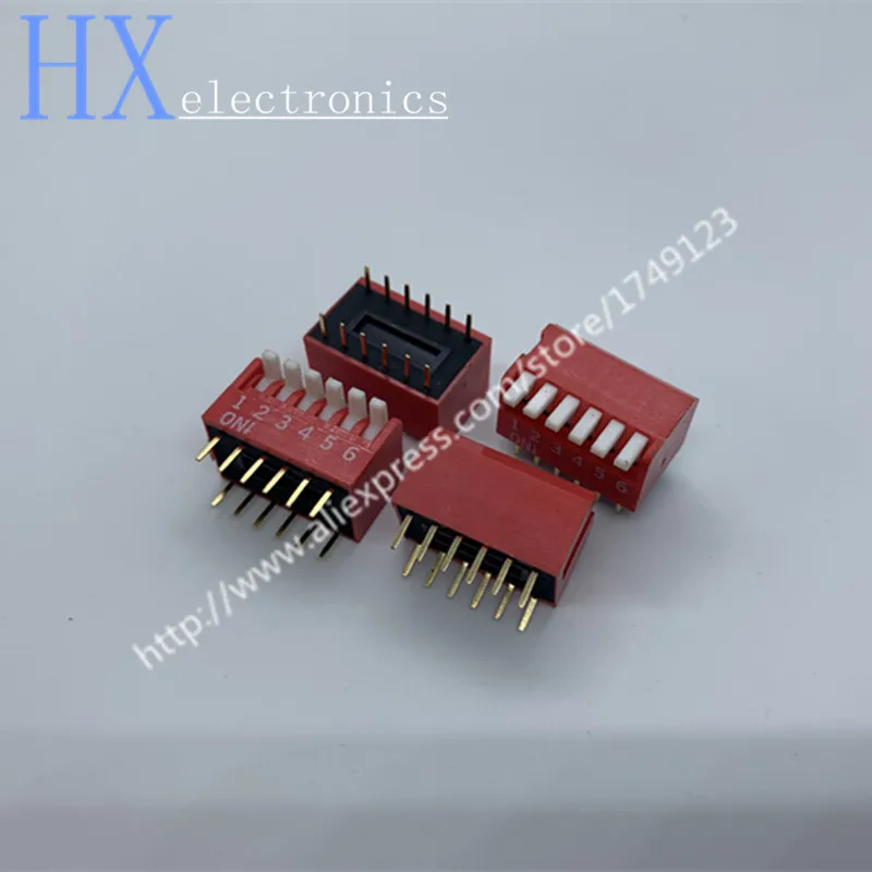 

Free shipping 100PCS 2.54Mm 1/2/3/4/5/6/8/10P Pitch Side Piano Type Dip Red Switching ROHS