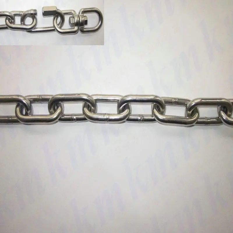 50 Meters 2MM Diameter Long Type 304 Stainless Steel Link Chain