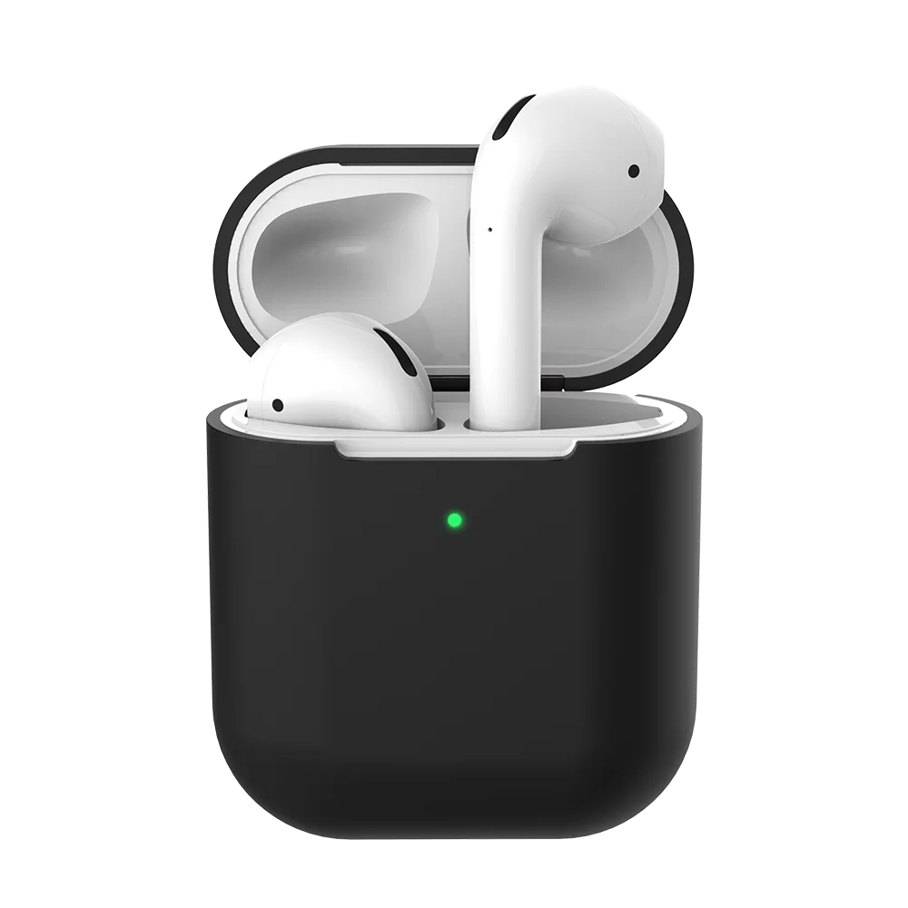 Casptm чехол для наушников Apple AirPods 2 силиконовый защитный чехол беспроводной Bluetooth наушники для AirPod мягкий чехол из ТПУ - Цвет: 01