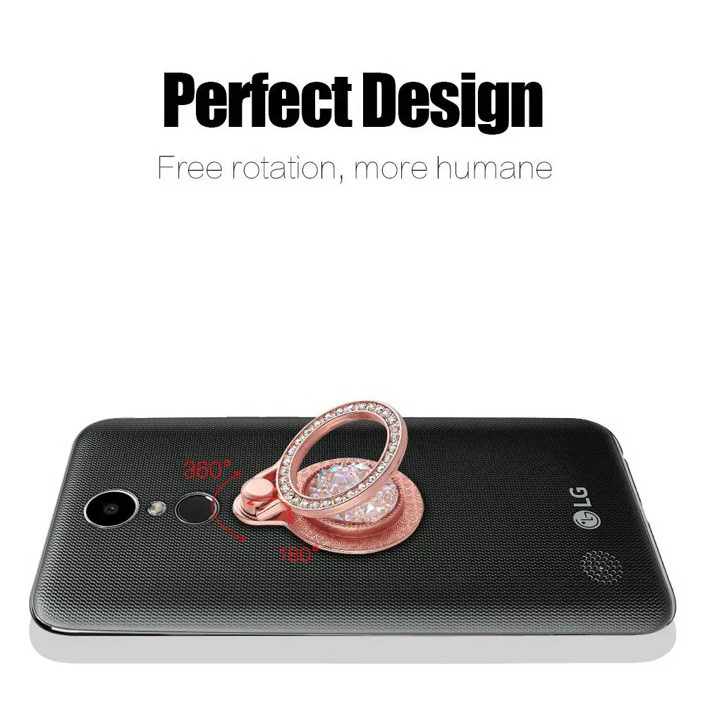 Finger Ring Phone Holder Bling Diamond SmartPhone Stander For iPhone Samsung Universal Stents mobile phone Mount