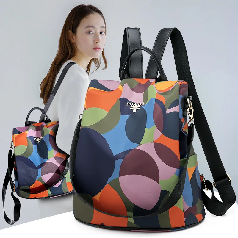 

2019 New Backpack Women Oxford Multifuction Bagpack Casual Anti Theft Backpack for Teenager Girls Schoolbag Sac A Dos mochila