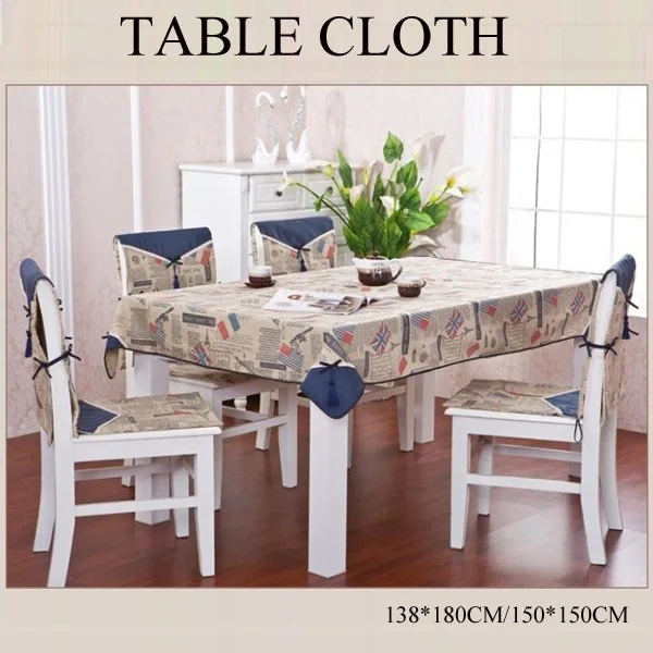 Modern tablecloth linen fabric dining tablecloth table cloth square