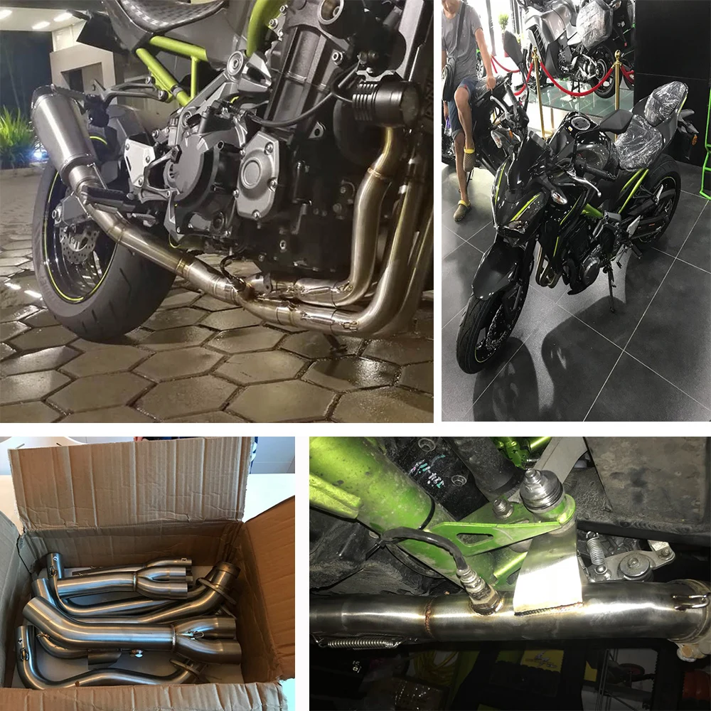 Z900 ZSDTRP мотоциклетная модификация средней выхлопной трубы корпус для Kawasaki