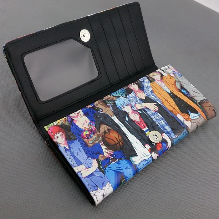 أنيمي Kuroko لا سلة Kuroko تيتسويا/كاغامي التايغا/هيوجا Junpei طويل نمط محفظة من البولي يوريثين