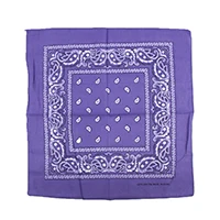 purple 1 шт. Новинка хлопок хип-хоп банданы для мужчин и женщин повязка платок на голову браслет винтажное карманное полотенце - Цвет: purple