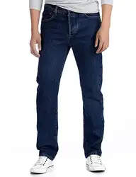 Deyllo Для мужчин женские джинсовые брюки Slim Fit Straight классический непринужденные брюки