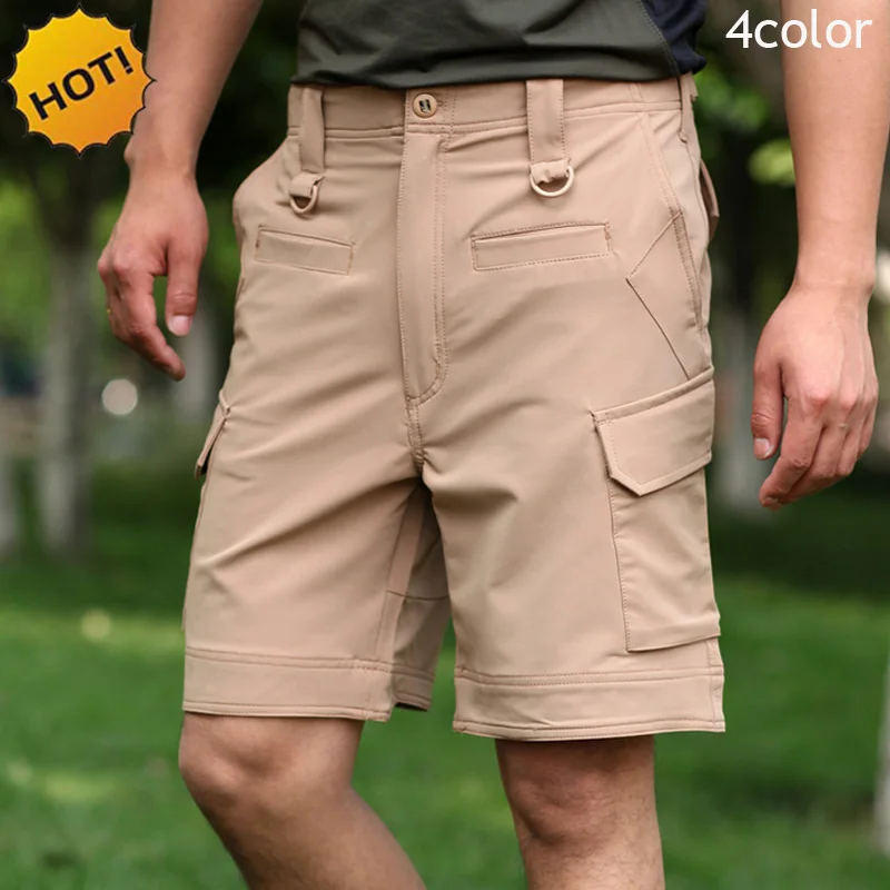 New2017 Summer TAD Soldiers Cargo Army Military Solid Multi Pocket