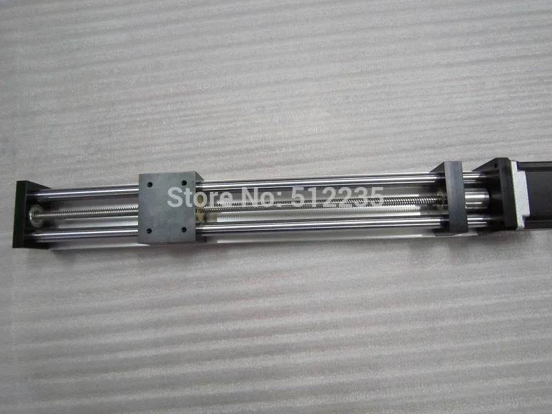 

T8 * 2 T-type Screw Linear Slide Stage X Y Z Axis Sliding Table Module Effective Stroke 400mm+ Nema23 Stepper Motor