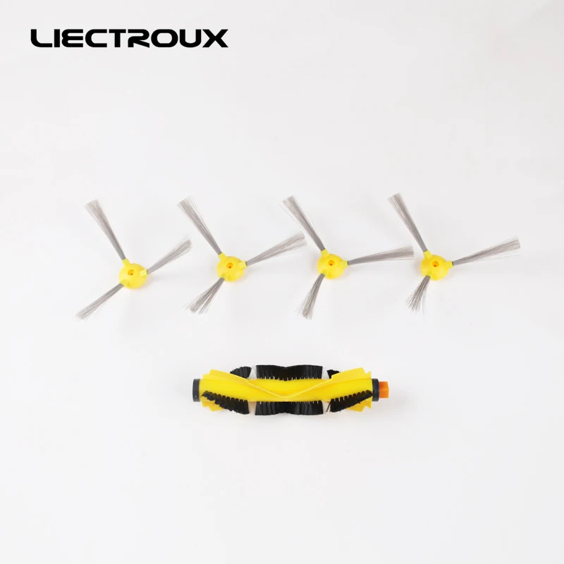 (For B6009) Spare part for Robot Vacuum cleaner LIECTROUX B6009 Side Brush x 4pcs+rubber 1pc. | Бытовая техника