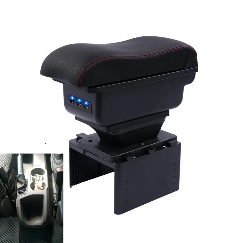 For FORD FOCUS C MAX armrest box central Store content Storage box Seat armrest box with cup holder ashtrayinterface car parts