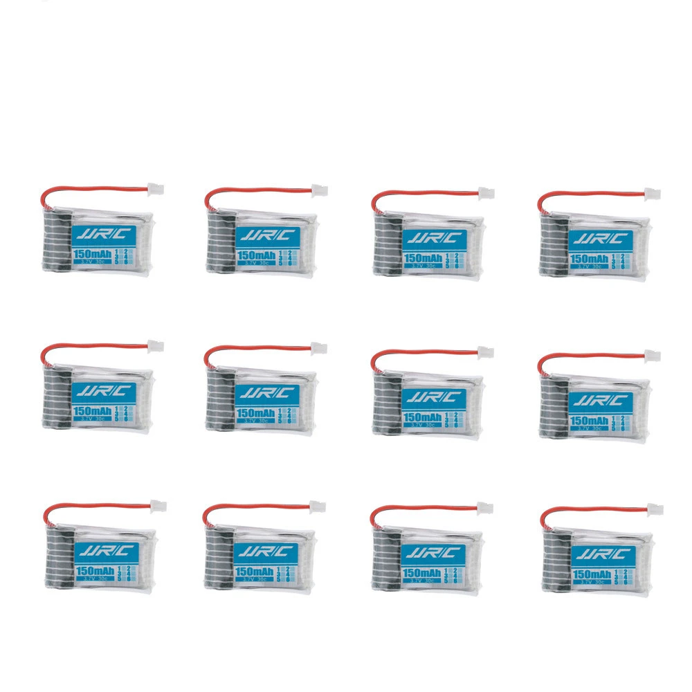 12 шт 3 7 v 150mah 30C Lipo батарея для JJRC H20 батареи RC вертолет часть мини-Дрон | Игрушки и