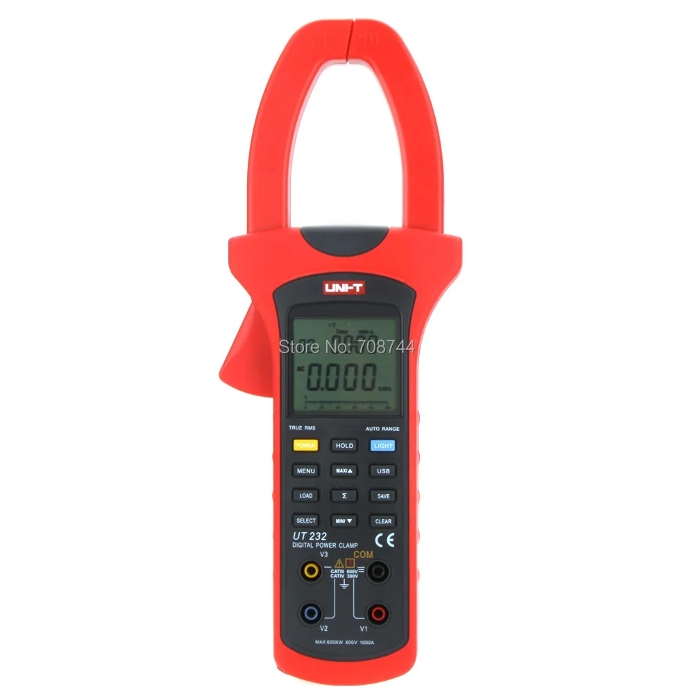 Uni T UT232 Digital 3 PHASE Power Clamp Metersin Clamp Meters from