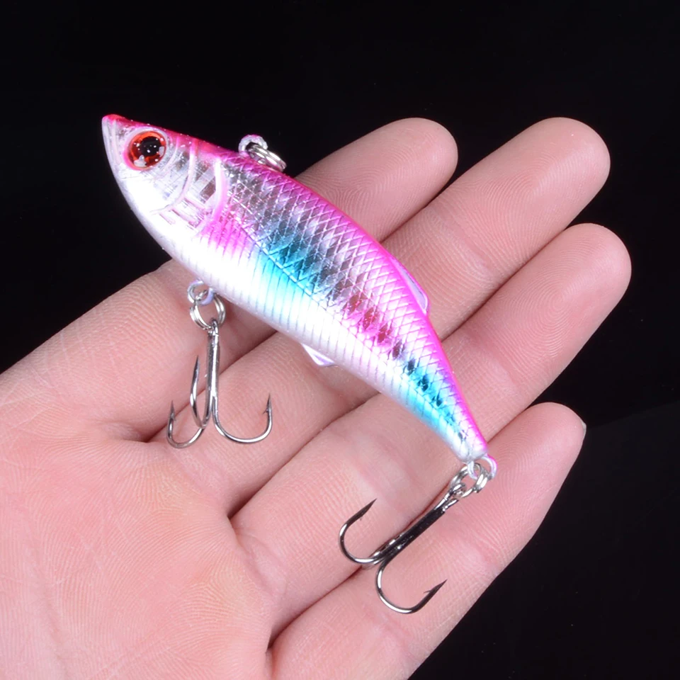 

1 pcs 7cm/2.76in 10g/0.35oz Fishing Lure Minnow Hard Bait with 2 Fishing Hooks Fishing Tackle Lure 3D Eyes