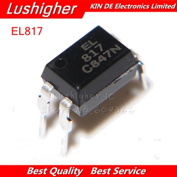 

50PCS EL817C DIP4 EL817-C DIP PC817C 817C EL817 817 Original IC New