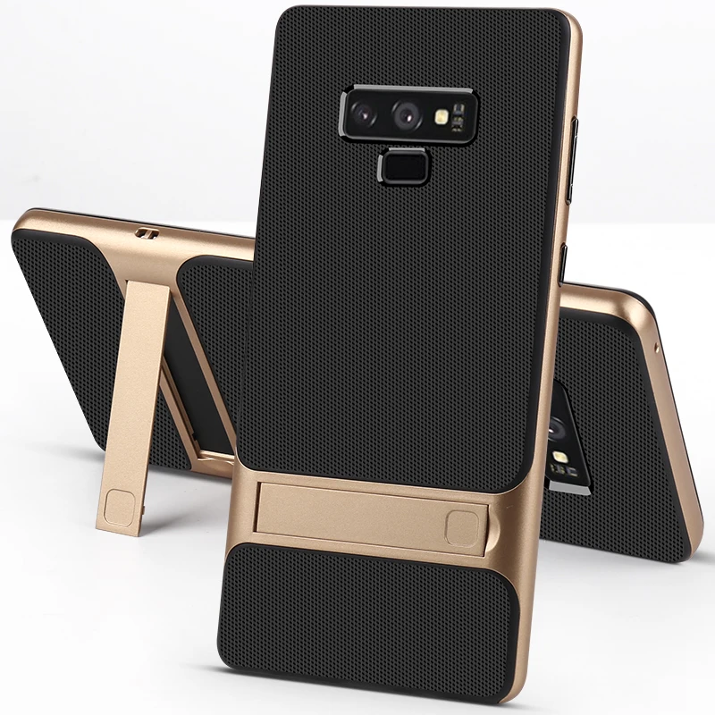 

YonLinTan coque,cover,case For Samsung galaxy Note 9 Note9 Silicone Original Silicon on luxury back 360 with Phone holder covers
