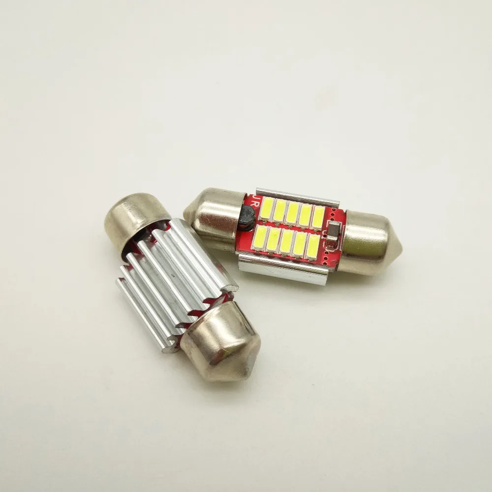 50x автомобильный Стайлинг Festoon 10 SMD 4014 led 31 мм Canbus без ошибок высокое качество