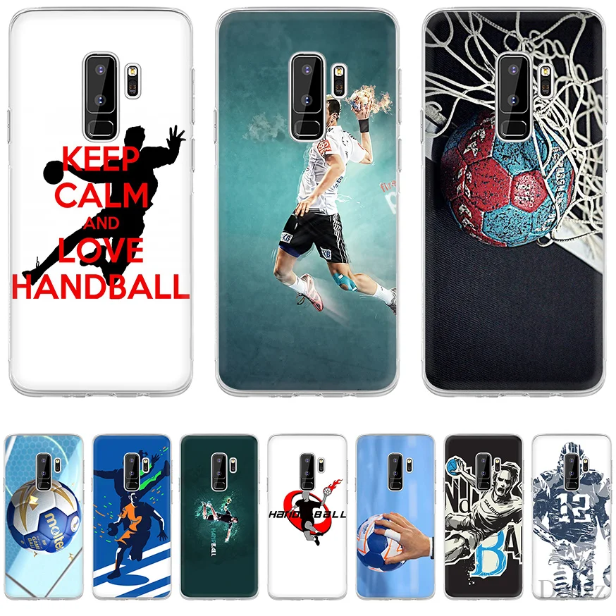 

Phone Case Handball For Samsung Galaxy S7 Edge S8 S9 Plus Cover TPU