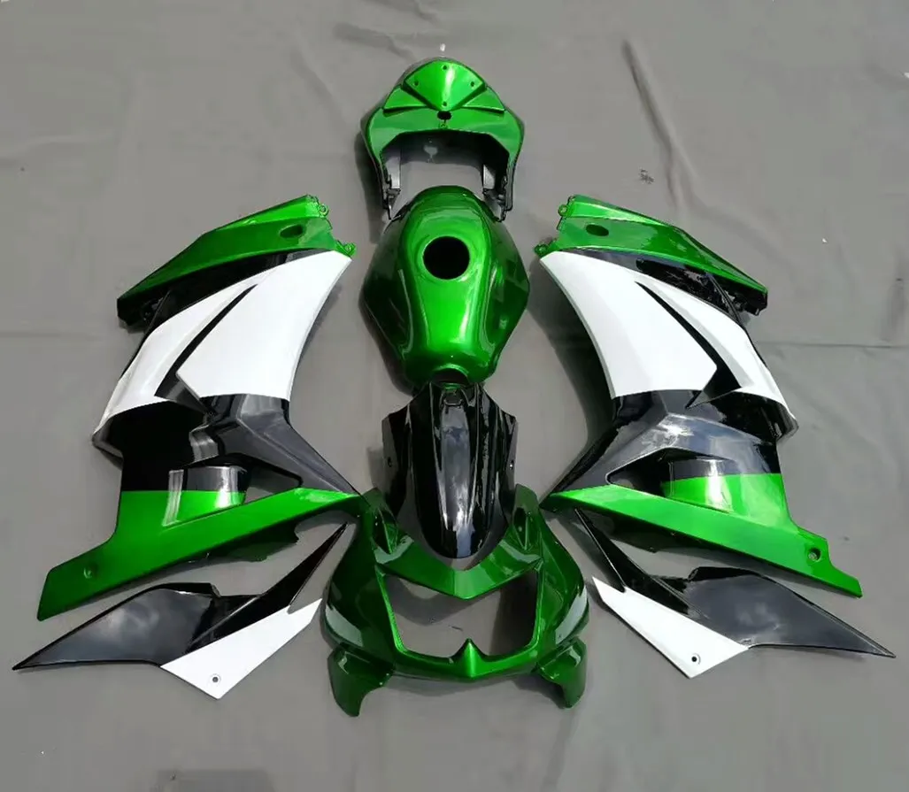 

Motorcycle Green Bodywork Fairing For Kawasaki Ninja 250 250R ZX250R EX250 2008 - 2011 2010 2009 Ninja250R Fairings Injection