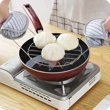 Ручка Нержавеющая сталь кастрюля-пароварка кронштейн дома Кухня Пособия по кулинарии инструменты аксессуары пару стойка для кастрюля для быстрого приготовления пара стойки