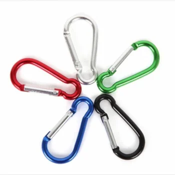 

Aluminum Carabiner Key Chain Clip Outdoor Camping Keyring Snap Hook Water Bottle Buckle Travel Kit Climbing Accessories /1000pcs