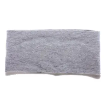 

Good deal Women Wide Yoga Dance Sport Headband Stretch Hair Band Elastic Turban - grey